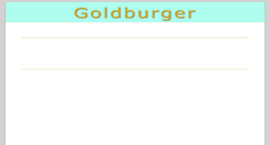 Desktop Screenshot of goldburger.net