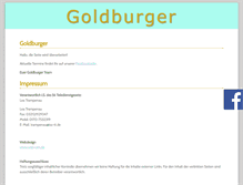 Tablet Screenshot of goldburger.net
